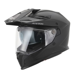 KAPPA KASK KV33 SOLID ENDURO DUAL OFF ROAD Z SZYBĄ I BLENDĄ KOLOR CZARNY MATT ROZMIAR 61 / XL (HOMOLOGACJA ECE 22R06)