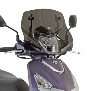 KAPPA SZYBA SYM HD 300 '19-'24, SYMPHONY 125 '20-'24, PIAGGIO MEDLEY 125 / 150 / S '20-'24, 19 X 44 CM PRZYCIEMNIONA