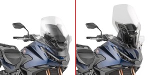 KAPPA SZYBA HONDA NT 1100 '25, 60 X 49 CM PRZEZROCZYSTA (11 CM WYŻSZA OD ORYGINALNEJ)