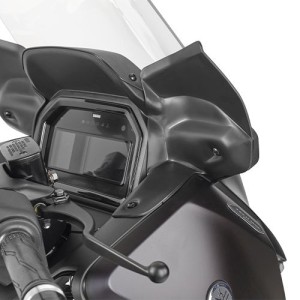KAPPA 2026/01 DEFLEKTORY OWIEWKI YAMAHA X-MAX 300 TECH MAX '25 KOLOR CZARNY