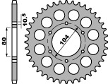 PBR ZĘBATKA TYLNA 488 44 C45 KAWASAKI ZZR 1200 (ŁAŃC. 530) (JTR488.44) (MADE IN ITALY)