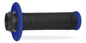 PROGRIP MANETKI PG708 OFF ROAD Z BLOKADĄ SCS LOCK-ON + 7 ADAPTERÓW ROLGAZU (22+25MM) KOLOR CZARNY NIEBIESKI DWUSKŁADNIKOWE DŁ. 115MM (708-150)
