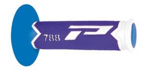 PROGRIP MANETKI PG788 OFF ROAD (22+25MM, DŁ.115MM) KOLOR BIAŁY/NIEBIESKI/JASNO NIEBIESKI (TRÓJSKŁADNIKOWE) (PG788/26) (788-285)
