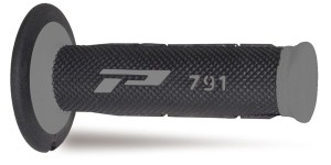 PROGRIP MANETKI PG791 OFF ROAD (22+25MM, DŁ.115MM) KOLOR SZARY/CZARNY (DWUSKŁADNIKOWE) (791-187) (PG791GR/BK)