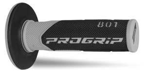 PROGRIP MANETKI PG801 OFF ROAD (22+25MM, DŁ.115MM) KOLOR SZARY/CZARNY (DWUSKŁADNIKOWE) (801-187) (PG801/11)
