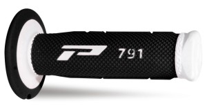 PROGRIP MANETKI PG791 OFF ROAD (22+25MM, DŁ.115MM) KOLOR BIAŁY/CZARNY (DWUSKŁADNIKOWE) (791-137)