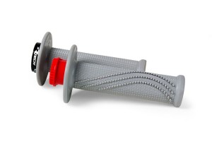 RACETECH (RTECH) MANETKI R20 LOCK-ON (22+25MM) KOLOR SZARY + 8 ADAPTERÓW ROLGAZU