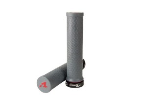 RACETECH (RTECH) MANETKI ROWEROWE R20 LOCK-ON Z BLOKADĄ KOLOR SZARY