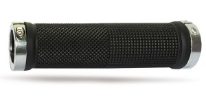 PROGRIP MANETKI PG999 ATV / JET SKI / MTB (22+22MM, DŁ. 120MM) KOLOR CZARNY ZE SREBRNĄ BLOKADĄ LOCK-ON (999-319)