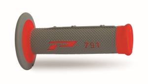 PROGRIP MANETKI PG791 OFF ROAD (22+25MM, DŁ.115MM) KOLOR SZARY/CZERWONY (DWUSKŁADNIKOWE) (791-337) (PG791GD/RD)