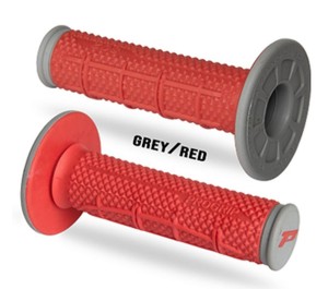 PROGRIP MANETKI PG802 (22+25MM, DŁ.115MM) KOLOR SZARY/CZERWONY (DWUSKŁADNIKOWE) (802-288)