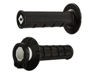 ODI MANETKI OFF ROAD HALF WAFFLE MX V2 LOCK-ON GRIP KOLOR CZARNY