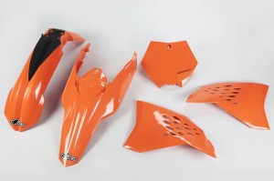 UFO KOMPLET PLASTIKÓW KTM SX/SXF '07-'10 KOLOR POMARAŃCZOWY