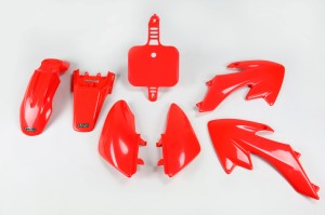 UFO KOMPLET PLASTIKÓW HONDA CRF 50 '04-'25 KOLOR CZERWONY