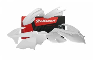 POLISPORT WYPRZEDAŻ KOMPLET PLASTIKÓW KTM SX/SX-F '16-'18 W ZESTAWIE TABLICA PRZEDNIA (8664900002) KOLOR BIAŁY
