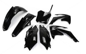 UFO KOMPLET PLASTIKÓW HONDA CRF 250R '11-'13, CRF 450R '11-'12 KOLOR CZARNY (HO115E001)