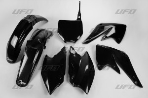 UFO KOMPLET PLASTIKÓW KAWASAKI KXF 250 '04-'05 KOLOR CZARNY (KA203E001)