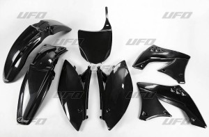 UFO KOMPLET PLASTIKÓW KAWASAKI KXF 450 '09-'11 KOLOR CZARNY (KA213E001)