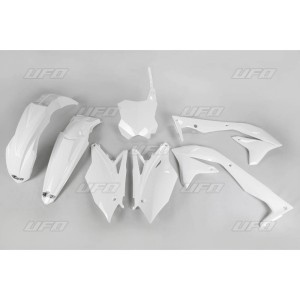 UFO KOMPLET PLASTIKÓW KAWASAKI KXF 450 '18 KOLOR BIAŁY (KA226E047) - WYPRZEDAŻ