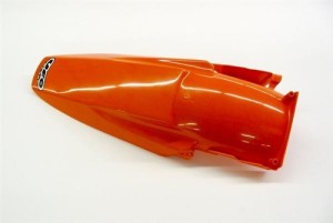 UFO BŁOTNIK TYŁ KTM 2T '98-'03, 4T '00-'03 BŁOTNIK BEZ BOCZKÓW KOLOR POMARAŃCZOWY