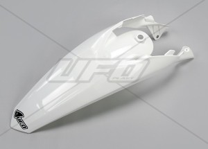 UFO BŁOTNIK TYŁ KTM EXC '12-'16 (Z PINAMI) KOLOR BIAŁY