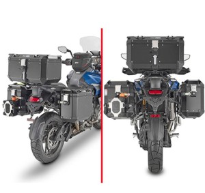 KAPPA STELAŻ KUFRÓW BOCZNYCH MONOKEY CAM SIDE TRIUMPH TIGER 1200 GT EXPLORER/RALLY EXPLORER '22-'25, - POD KUFRY KFR K'FORCE ORAZ KVG K'VOYAGER ALU