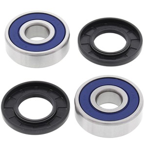ALL BALLS ŁOŻYSKA KOŁA PRZEDNIEGO Z USZCZELNIACZAMI Kawasaki VULCAN (VN800A) 95-05, Suzuki GSX250R 18-24, GW250 17, TYLNEGO Honda CH150 85-87