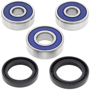 ALL BALLS ŁOŻYSKA KOŁA TYLNEGO Z USZCZELNIACZAMI Honda CBF125 (EURO) 09-13, CBR125 04-10, CT125 ABS 21-22, GROM 125 14-24, GROM 125 ABS 18-24, Z125M 19-21, Z125M ABS 19-24