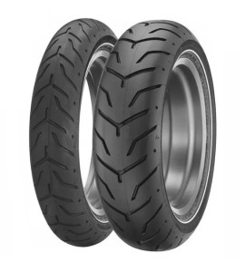 DUNLOP OPONA 130/80B17 D408 65H TL PRZÓD SW WĄSKI BIAŁY PAS HARLEY-DAVIDSON DOT 01-25/2023