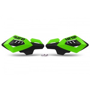 UFO OSŁONY RĄK (HANDBARY) ARCHES KOLOR ZIELONY (Z MOCOWANIAMI 22MM)