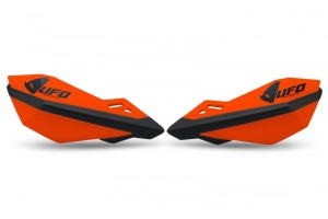 UFO OSŁONY RĄK (HANDBARY) KTM SX/SXF(SX-F) 125/150/250/350/450 '14-'21, EXC 125/200 '20-'21, EXC/EXCF(EXC-F) 250/300/350/450/500 TPI '14-2023 KOLOR POMARAŃCZOWY FLUO - ZASTĄPIONY PRZEZ PM01676FFLU