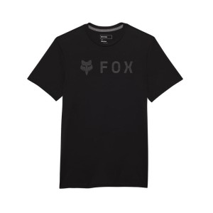 T-SHIRT FOX ABSOLUTE TECH TEE BLACK/BLACK 25MX
