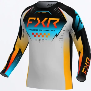 FXR Koszulka CLUTCH PRO Grey/Sky/Orange MX26