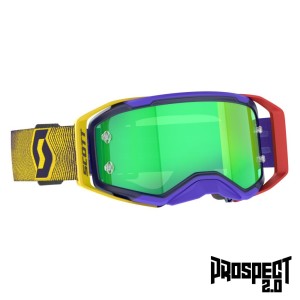 SCOTT GOGLE PROSPECT 2.0 red/yellow green chrome