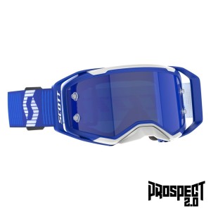 SCOTT GOGLE PROSPECT 2.0 Blue white blue chrome