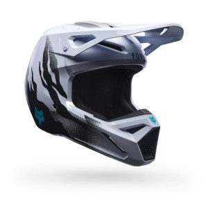 KASK MOTOCYKLOWY FOX V1 CLUTCH WHITE BLACK 26MX
