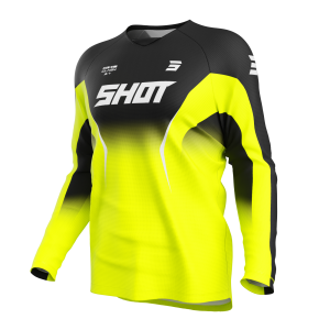 SHOT Koszulka DRAW CLASH NEON YELLOW