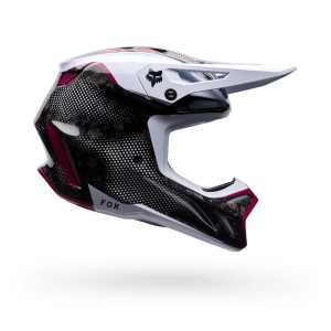 KASK MOTOCYKLOWY FOX V3 RS TACTILE WHITE 26MX
