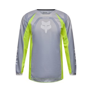 BLUZA MOTOCYKLOWA JUNIOR FOX 180 FRAME GREY YELLOW 26MX