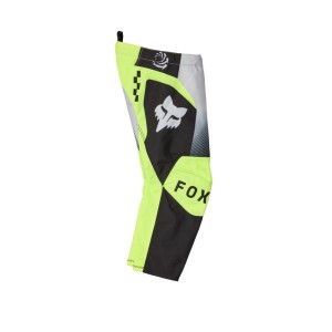SPODNIE MOTOCYKLOWE JUNIOR FOX 180 COLLECT GREY YELLOW 26MX