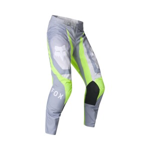 SPODNIE MOTOCYKLOWE FOX 180 FRAME GREY YELLOW 26MX