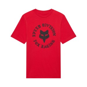 T-SHIRT JUNIOR FOX BADGE TIBETAN RED 27MX