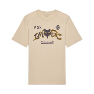 T-SHIRT JUNIOR FOX IMAGE PRINT TAN 27MX