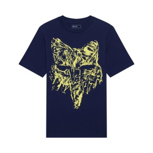 T-SHIRT JUNIOR FOX IMAGE PRINT HEAD NAVY 27MX