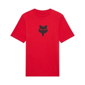 T-SHIRT JUNIOR FOX HEAD TIBETAN RED 27MX