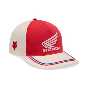 CZAPKA Z DASZKIEM DAMSKA FOX HONDA OFF WHITE  OS