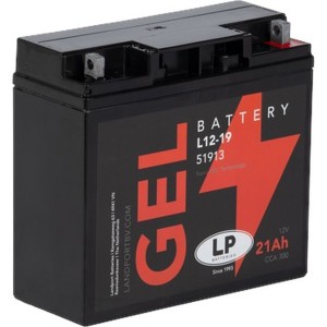 LANDPORT AKUMULATOR ŻELOWY G12-19 (MG L12-19) 12V 21AH 183X79X171 BMW BEZOBSŁUGOWY - ZALANY (4)