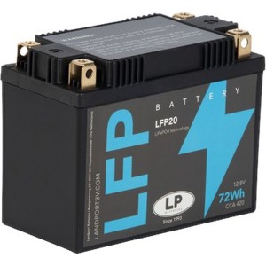 LANDPORT AKUMULATOR LITOWO-JONOWY LIFEPO4 LFP20 (ML LFP20) (165X86X130) 12,8V 6AH (72WH) (YTX20BS, YTX20LBS, Y50N18LA2) (WAGA 1300G) (6)