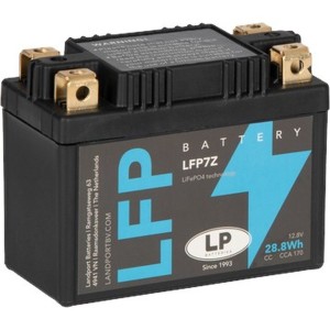 LANDPORT AKUMULATOR LITOWO-JONOWY LIFEPO4 LFP7Z (ML LFP7Z) (107X56X85) 12,8V 2,4AH (YTZ7S, YTX7ABS, YB9LB) (28,8 WH) (WAGA 600G) (8)