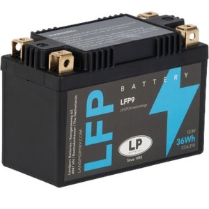 LANDPORT AKUMULATOR LITOWO-JONOWY LIFEPO4 LFP9 (ML LFP9) (134X65X92) 12,8V 3AH (YTX9BS, YT9B4, YT7B4, YT9BBS,YT7BBS) (36 WH) (WAGA 700G) (4)